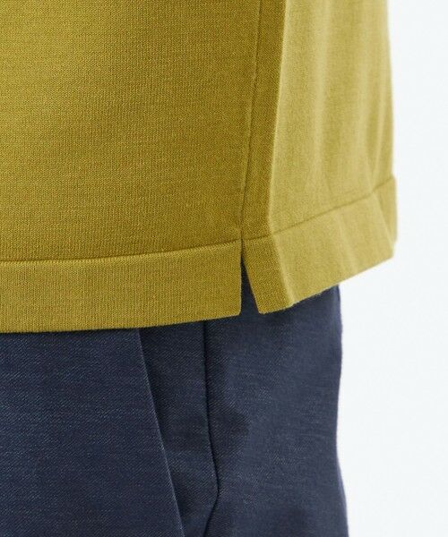 MACKINTOSH PHILOSOPHY(MENS) / マッキントッシュ フィロソフィー　メンズ ニット・セーター | 16Gプレーティング天竺 セミモックネックニットTシャツ | 詳細10