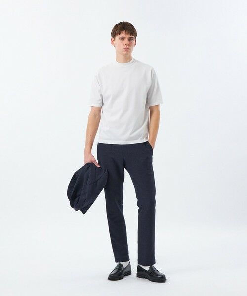 MACKINTOSH PHILOSOPHY(MENS) / マッキントッシュ フィロソフィー　メンズ ニット・セーター | 16Gプレーティング天竺 セミモックネックニットTシャツ | 詳細1