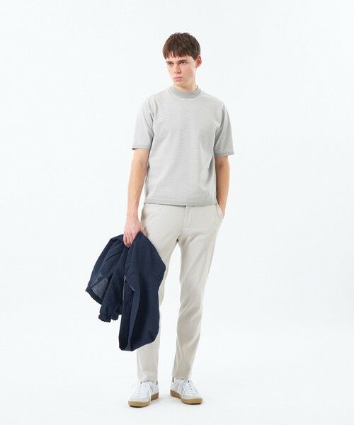 MACKINTOSH PHILOSOPHY(MENS) / マッキントッシュ フィロソフィー　メンズ ニット・セーター | 16Gプレーティング天竺 セミモックネックニットTシャツ | 詳細2