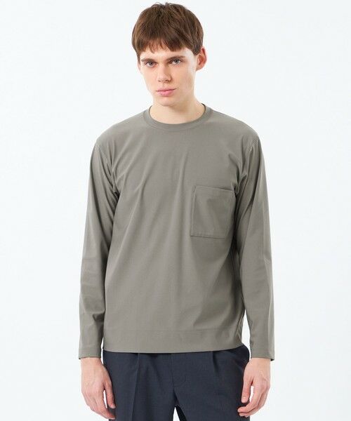 MACKINTOSH PHILOSOPHY(MENS) / マッキントッシュ フィロソフィー　メンズ カットソー | クルーネックロンT イージークロス（グレー3）