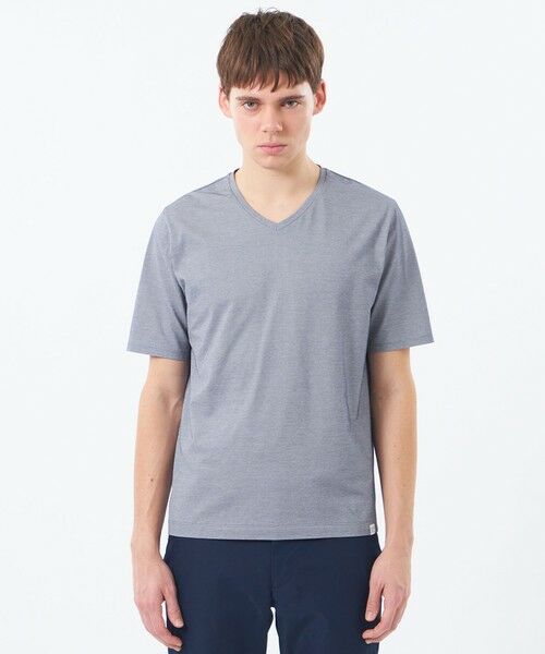 MACKINTOSH PHILOSOPHY(MENS) / マッキントッシュ フィロソフィー　メンズ カットソー | VネックTシャツ 36Gノードシールドハニカム | 詳細3