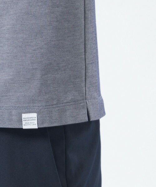 MACKINTOSH PHILOSOPHY(MENS) / マッキントッシュ フィロソフィー　メンズ カットソー | VネックTシャツ 36Gノードシールドハニカム | 詳細7