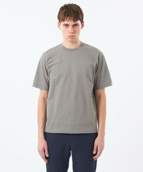 MACKINTOSH PHILOSOPHY(MENS) / マッキントッシュ フィロソフィー　メンズ カットソー | 半袖クルーネックTシャツ リンクスシャドーボーダー | 詳細3