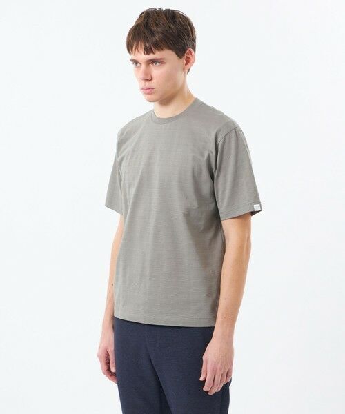 MACKINTOSH PHILOSOPHY(MENS) / マッキントッシュ フィロソフィー　メンズ カットソー | 半袖クルーネックTシャツ リンクスシャドーボーダー | 詳細4