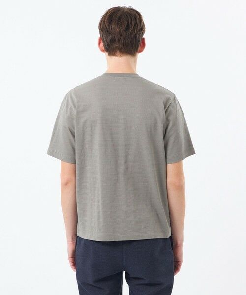 MACKINTOSH PHILOSOPHY(MENS) / マッキントッシュ フィロソフィー　メンズ カットソー | 半袖クルーネックTシャツ リンクスシャドーボーダー | 詳細5
