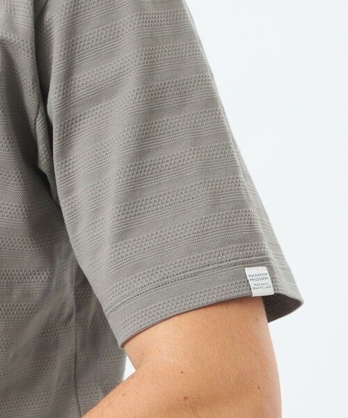 MACKINTOSH PHILOSOPHY(MENS) / マッキントッシュ フィロソフィー　メンズ カットソー | 半袖クルーネックTシャツ リンクスシャドーボーダー | 詳細6