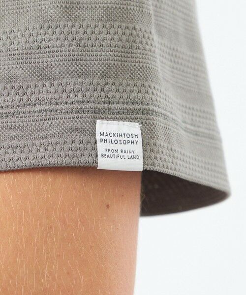 MACKINTOSH PHILOSOPHY(MENS) / マッキントッシュ フィロソフィー　メンズ カットソー | 半袖クルーネックTシャツ リンクスシャドーボーダー | 詳細7