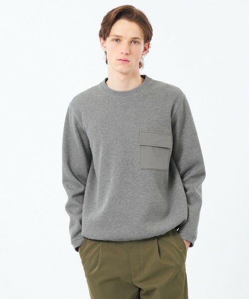 MACKINTOSH PHILOSOPHY(MENS) / マッキントッシュ フィロソフィー　メンズ カットソー | リブダンボールニット スピンドルロンT（グレー4）