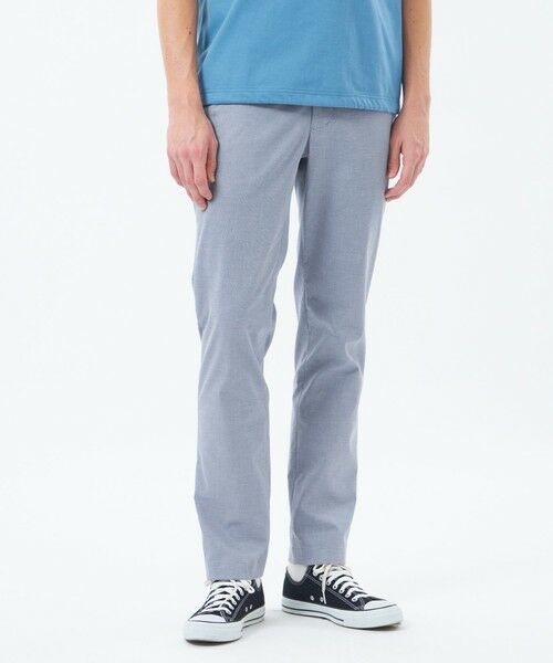 MACKINTOSH PHILOSOPHY(MENS) / マッキントッシュ フィロソフィー　メンズ その他パンツ | エラスティックパンツ クールモーションシャークスキン（ブルー7）