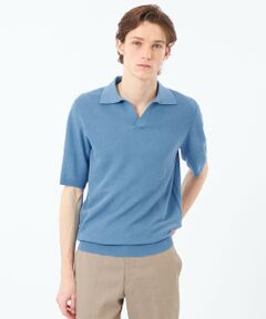 MACKINTOSH PHILOSOPHY(MENS) / マッキントッシュ フィロソフィー　メンズ ニット・セーター | スキッパーポロ フラッフィーニット