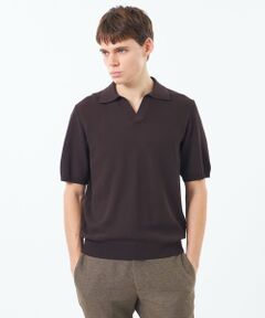 MACKINTOSH PHILOSOPHY(MENS) / マッキントッシュ フィロソフィー　メンズ ニット・セーター | スキッパーポロ フラッフィーニット