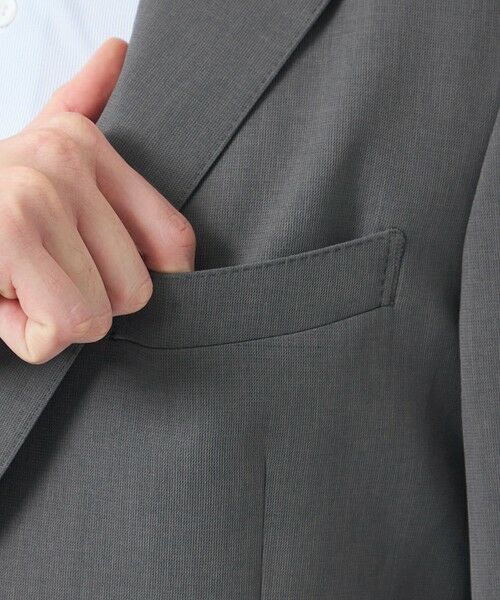 MACKINTOSH PHILOSOPHY(MENS) / マッキントッシュ フィロソフィー　メンズ ノーカラージャケット | 【予約販売】トロッター ジャケット#070 ハイストレッチメッシュ | 詳細8