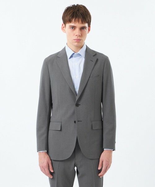 MACKINTOSH PHILOSOPHY(MENS) / マッキントッシュ フィロソフィー　メンズ ノーカラージャケット | 【予約販売】トロッター ジャケット#070 ハイストレッチメッシュ | 詳細5