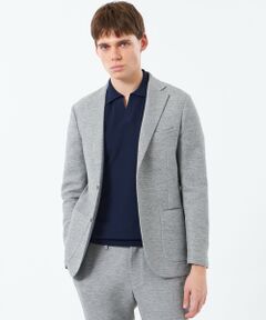 MACKINTOSH PHILOSOPHY(MENS) / マッキントッシュ フィロソフィー　メンズ ノーカラージャケット | テーラードジャージージャケット 杢カラミストレッチ