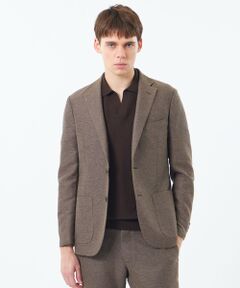 MACKINTOSH PHILOSOPHY(MENS) / マッキントッシュ フィロソフィー　メンズ ノーカラージャケット | テーラードジャージージャケット 杢カラミストレッチ