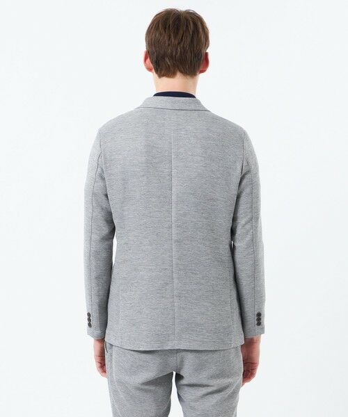 MACKINTOSH PHILOSOPHY(MENS) / マッキントッシュ フィロソフィー　メンズ ノーカラージャケット | テーラードジャージージャケット 杢カラミストレッチ | 詳細6