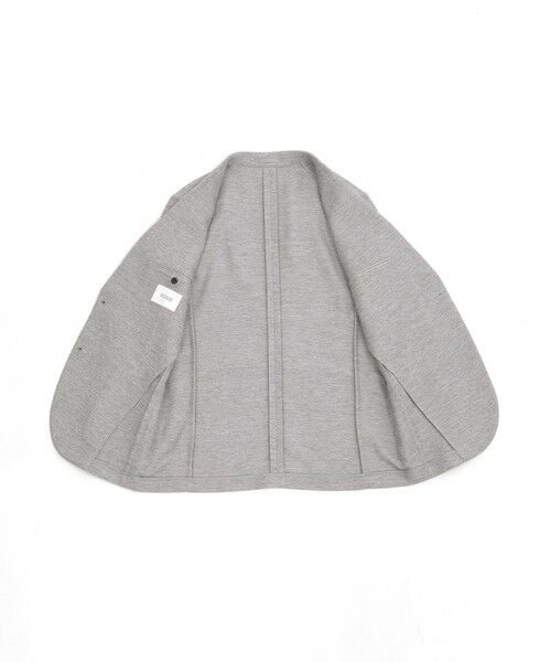 MACKINTOSH PHILOSOPHY(MENS) / マッキントッシュ フィロソフィー　メンズ ノーカラージャケット | テーラードジャージージャケット 杢カラミストレッチ | 詳細9