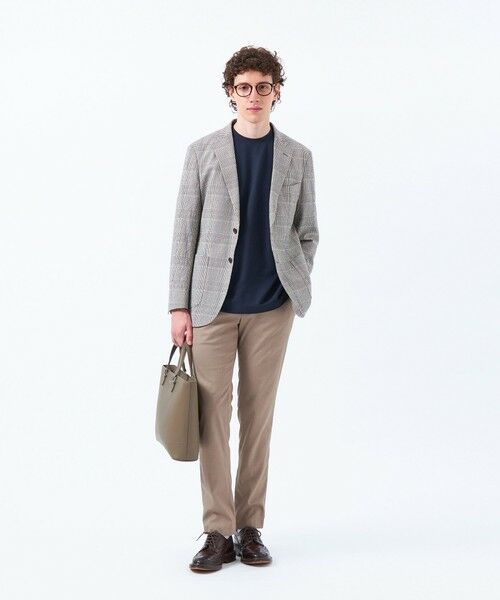 MACKINTOSH PHILOSOPHY(MENS) / マッキントッシュ フィロソフィー　メンズ ノーカラージャケット | Subalpino サッカー 2PATCH JACKET | 詳細3