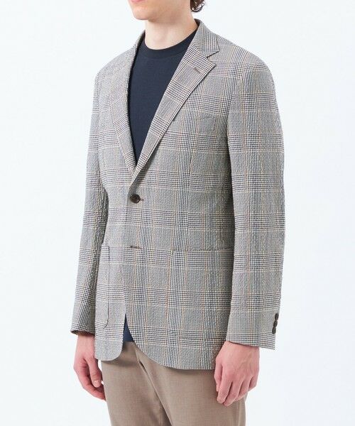 MACKINTOSH PHILOSOPHY(MENS) / マッキントッシュ フィロソフィー　メンズ ノーカラージャケット | Subalpino サッカー 2PATCH JACKET | 詳細6