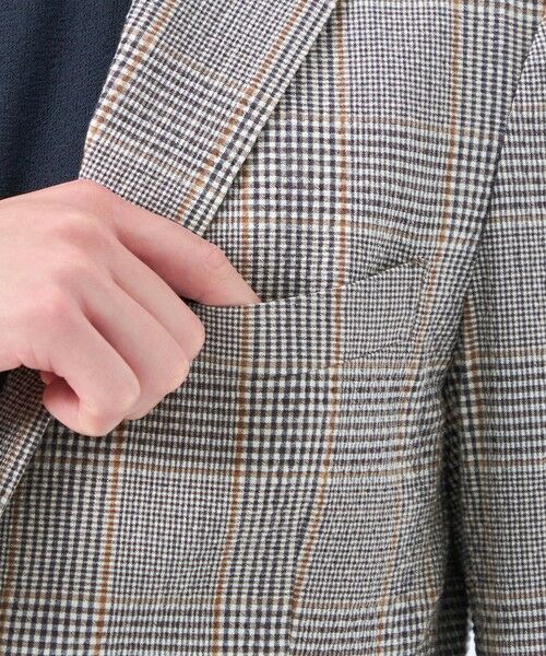 MACKINTOSH PHILOSOPHY(MENS) / マッキントッシュ フィロソフィー　メンズ ノーカラージャケット | Subalpino サッカー 2PATCH JACKET | 詳細8