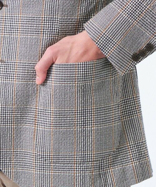 MACKINTOSH PHILOSOPHY(MENS) / マッキントッシュ フィロソフィー　メンズ ノーカラージャケット | Subalpino サッカー 2PATCH JACKET | 詳細9