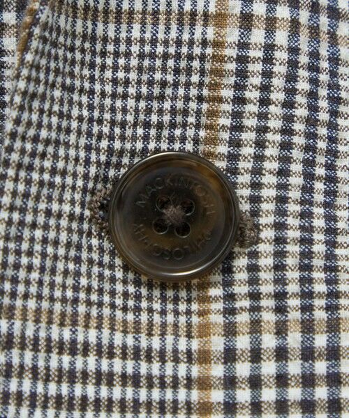 MACKINTOSH PHILOSOPHY(MENS) / マッキントッシュ フィロソフィー　メンズ ノーカラージャケット | Subalpino サッカー 2PATCH JACKET | 詳細11