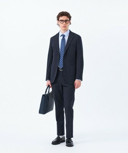 MACKINTOSH PHILOSOPHY(MENS) / マッキントッシュ フィロソフィー　メンズ ノーカラージャケット | Subalpino サッカー 2PATCH JACKET | 詳細2