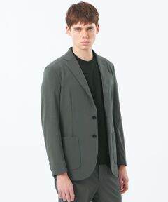 MACKINTOSH PHILOSOPHY(MENS) / マッキントッシュ フィロソフィー　メンズ ノーカラージャケット | ブリテック イージージャケット ドライフラットストレッチクロス