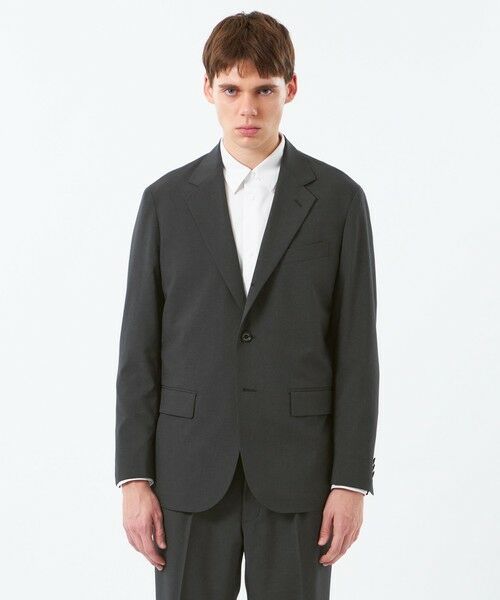 MACKINTOSH PHILOSOPHY(MENS) / マッキントッシュ フィロソフィー　メンズ ノーカラージャケット | トロッター ジャケット＃001（ナンバーワン）エクストラファイントロピカル | 詳細3