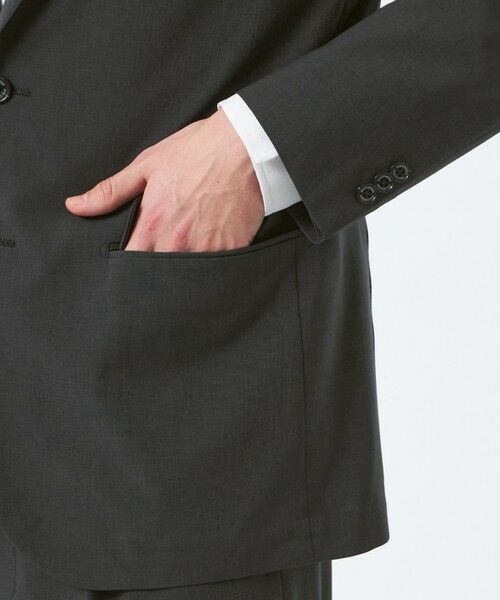 MACKINTOSH PHILOSOPHY(MENS) / マッキントッシュ フィロソフィー　メンズ ノーカラージャケット | トロッター ジャケット＃001（ナンバーワン）エクストラファイントロピカル | 詳細7