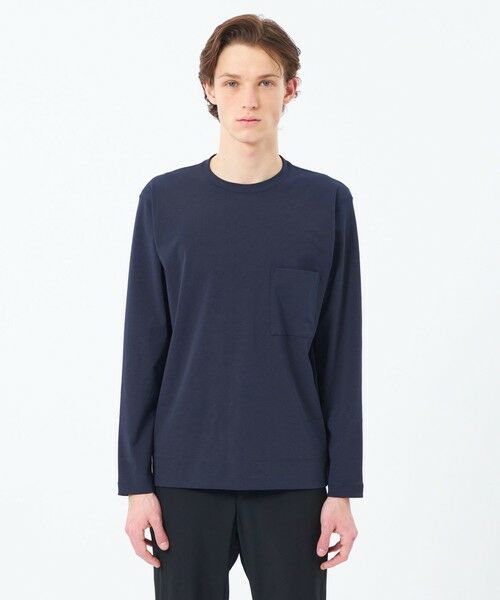 MACKINTOSH PHILOSOPHY(MENS) / マッキントッシュ フィロソフィー　メンズ カットソー | ブリテック クルーネックロンT ドライフラットストレッチクロス | 詳細4