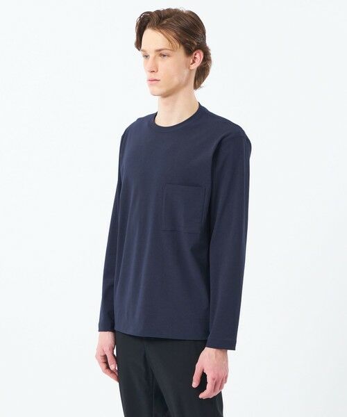 MACKINTOSH PHILOSOPHY(MENS) / マッキントッシュ フィロソフィー　メンズ カットソー | ブリテック クルーネックロンT ドライフラットストレッチクロス | 詳細5