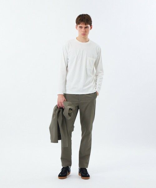 MACKINTOSH PHILOSOPHY(MENS) / マッキントッシュ フィロソフィー　メンズ カットソー | ブリテック クルーネックロンT ドライフラットストレッチクロス | 詳細1