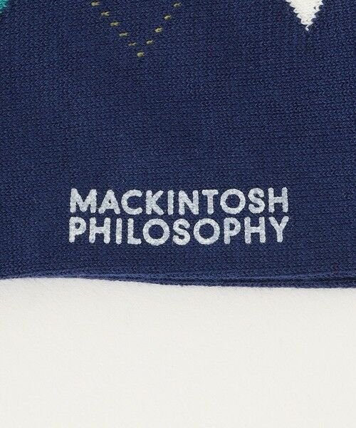 MACKINTOSH PHILOSOPHY(MENS) / マッキントッシュ フィロソフィー　メンズ その他インナー・ルームウェア | フロントアーガイル カジュアルソックス | 詳細4