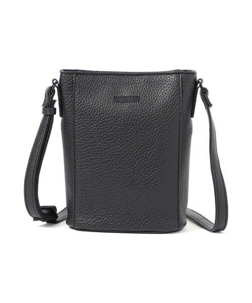 MACKINTOSH PHILOSOPHY(MENS) / マッキントッシュ フィロソフィー　メンズ その他小物 | 【WEB＆一部店舗限定】シンセティックシュリンクレザー ショルダーバッグ（ブラック1）