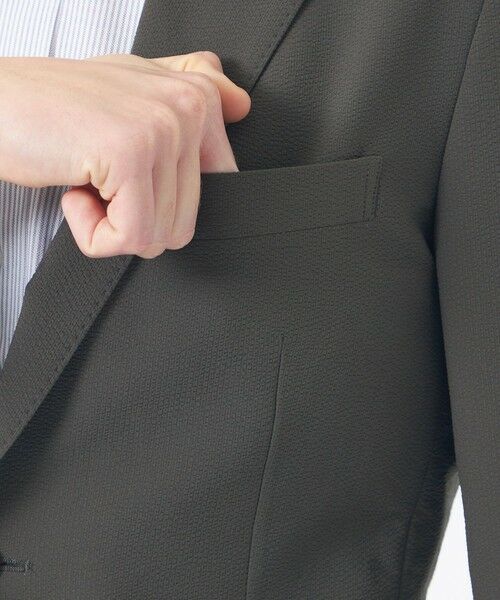 MACKINTOSH PHILOSOPHY(MENS) / マッキントッシュ フィロソフィー　メンズ ノーカラージャケット | トロッター ウルトラライトジャケット サッカーストレッチ | 詳細6