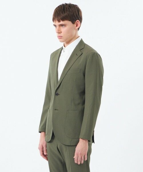 MACKINTOSH PHILOSOPHY(MENS) / マッキントッシュ フィロソフィー　メンズ ノーカラージャケット | 【WEB&一部店舗限定】トロッター ウルトラライトジャケット サッカーストライプ | 詳細4