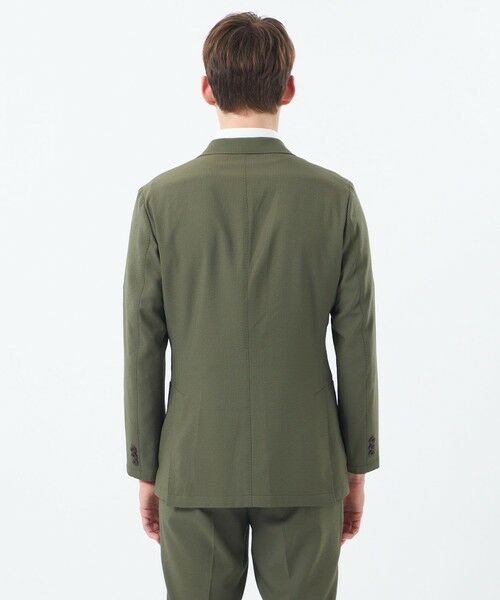 MACKINTOSH PHILOSOPHY(MENS) / マッキントッシュ フィロソフィー　メンズ ノーカラージャケット | 【WEB&一部店舗限定】トロッター ウルトラライトジャケット サッカーストライプ | 詳細5