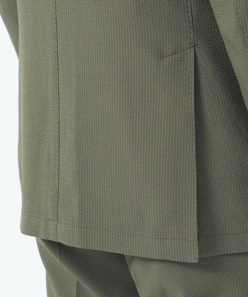 MACKINTOSH PHILOSOPHY(MENS) / マッキントッシュ フィロソフィー　メンズ ノーカラージャケット | 【WEB&一部店舗限定】トロッター ウルトラライトジャケット サッカーストライプ | 詳細8