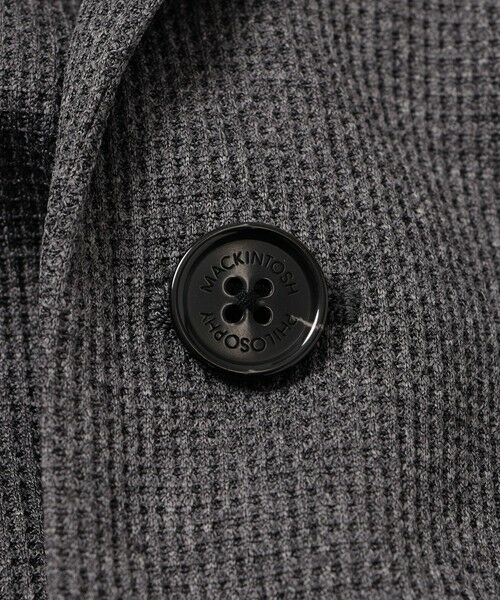 MACKINTOSH PHILOSOPHY(MENS) / マッキントッシュ フィロソフィー　メンズ ノーカラージャケット | テーラードジャージー ジャケット ミニワッフル | 詳細9
