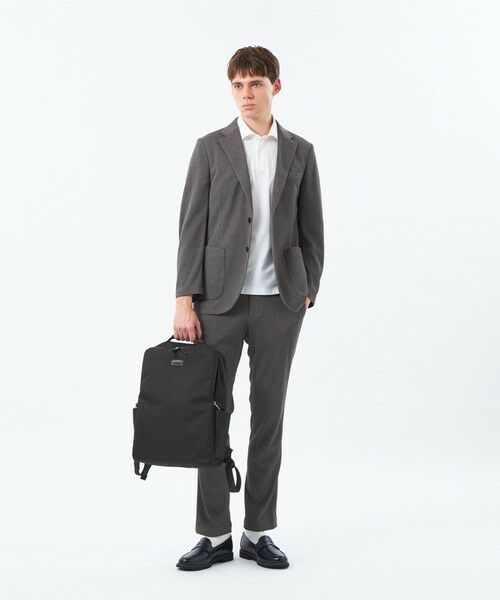 MACKINTOSH PHILOSOPHY(MENS) / マッキントッシュ フィロソフィー　メンズ ノーカラージャケット | テーラードジャージー ジャケット ミニワッフル | 詳細1