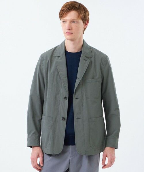 MACKINTOSH PHILOSOPHY(MENS) / マッキントッシュ フィロソフィー　メンズ ブルゾン | 【WEEKENDER】FREEWAY JACKET（フリーウェイジャケット）タスランストレッチ（グリーン3）