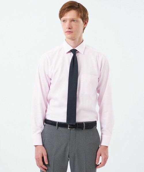 MACKINTOSH PHILOSOPHY(MENS) / マッキントッシュ フィロソフィー　メンズ シャツ・ブラウス | 【WEB&一部店舗限定】長袖セミワイドカラー 柄バリエーション（ピンク4）