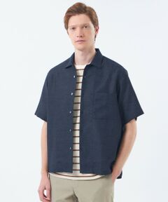 MACKINTOSH PHILOSOPHY(MENS) / マッキントッシュ フィロソフィー　メンズ シャツ・ブラウス | テーラードジャージー オーバーサイズシャツ ウール混起毛カラミ