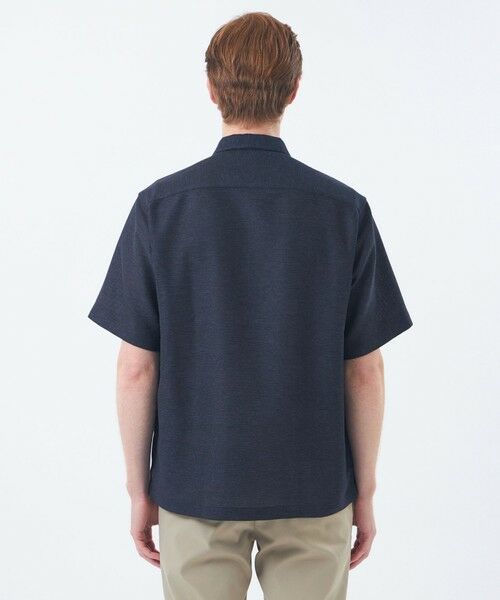 MACKINTOSH PHILOSOPHY(MENS) / マッキントッシュ フィロソフィー　メンズ シャツ・ブラウス | テーラードジャージー オーバーサイズシャツ ウール混起毛カラミ | 詳細5