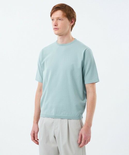 MACKINTOSH PHILOSOPHY(MENS) / マッキントッシュ フィロソフィー メンズ ニット・セーター | クルーネックニットT 16Gプレーティング天竺 | 詳細6