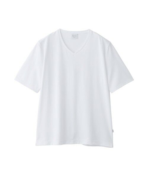 MACKINTOSH PHILOSOPHY(MENS) / マッキントッシュ フィロソフィー　メンズ カットソー | トロッター Tシャツ Vネック アイスドライカノコ（ホワイト1）