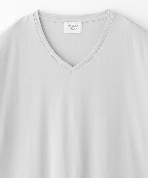 MACKINTOSH PHILOSOPHY(MENS) / マッキントッシュ フィロソフィー　メンズ カットソー | トロッター Tシャツ Vネック アイスドライカノコ | 詳細2