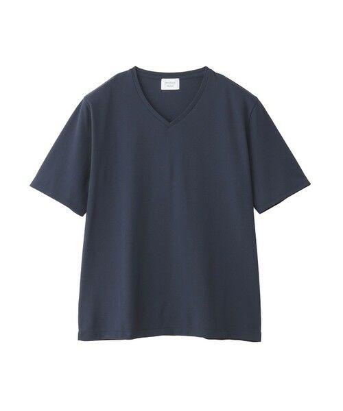 MACKINTOSH PHILOSOPHY(MENS) / マッキントッシュ フィロソフィー　メンズ カットソー | トロッター Tシャツ Vネック アイスドライカノコ（ネイビー2）