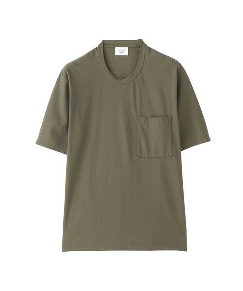 MACKINTOSH PHILOSOPHY(MENS) / マッキントッシュ フィロソフィー メンズ カットソー | ブリテック 半袖クルーネックTシャツ レノクロストリコット(グリーン4)